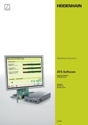 PWM20 / IK215 Operating Instructions, ATS-Software ... - heidenhain
