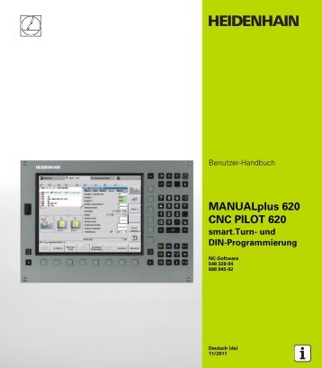 smart.Turn MANUALplus 620 / CNC PILOT 620 - heidenhain