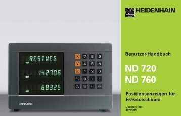 ND 720 ND 760 - heidenhain