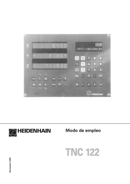 Modo de empleo TNC 122 - heidenhain