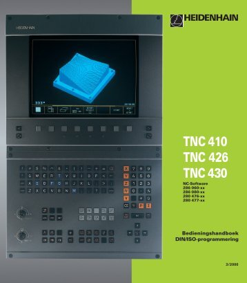 TNC 410 TNC 426 TNC 430 - heidenhain