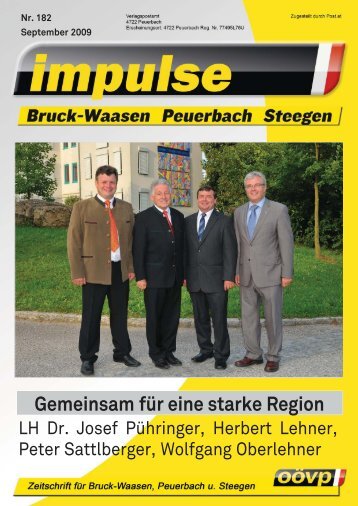 Gemeinsam für eine starke Region - ÖVP Peuerbach