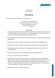 Einladung - Andritz