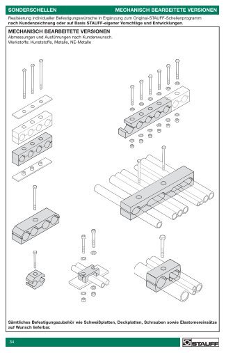 SONDERSCHELLEN MECHANISCH BEARBEITETE VERSIONEN ...