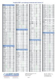 Preisliste - Schmiertechnik 5.2