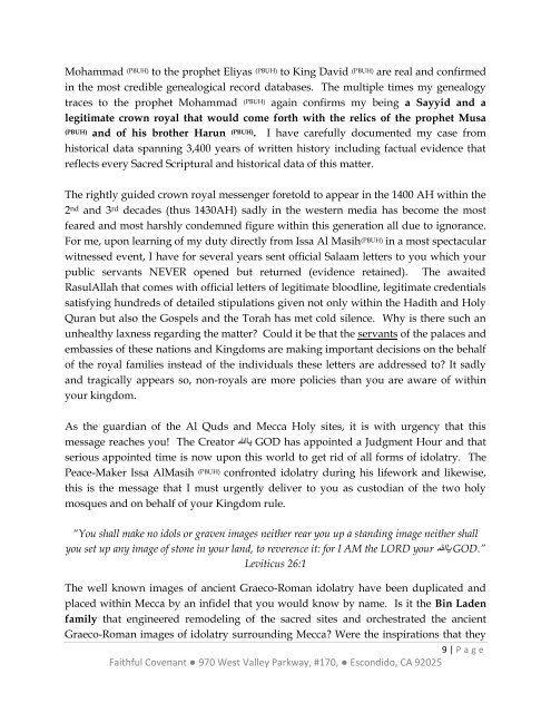 An Open Letter to the Kings of the Middle East.pdf - Official Website ...