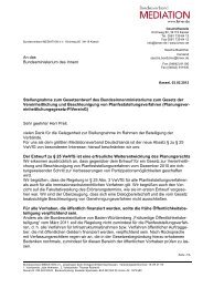 Stellungnahme - Bundesverband Mediation eV