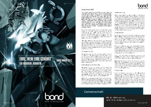 bond men's magazine - Ausgabe #006 [2012]