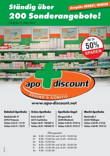 Unser Sortimentskatalog ist bis 31.03.2013 gültig - Apotheke Engel