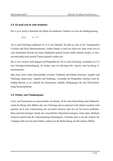 Kapitel 3 Klassik, Neoklassik und Keynes - Stefan.Schleicher(a)wifo.at