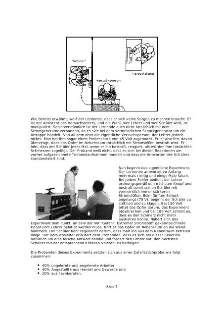 Das Milgram-Experiment Seite 1