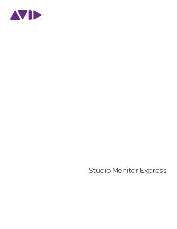 Studio Monitor Express.pdf - Euphonix