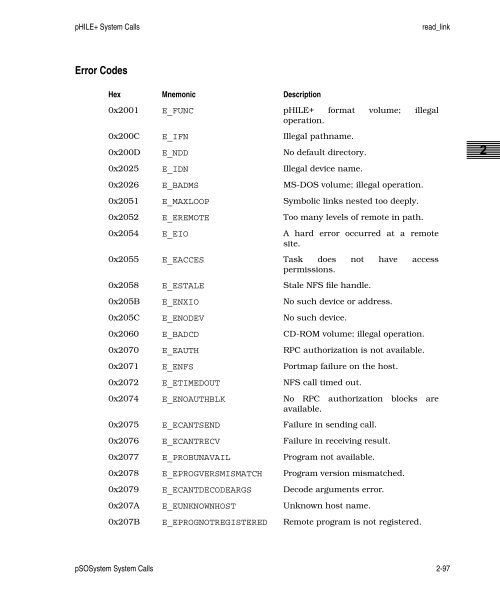 pSOSystem System Calls - Read