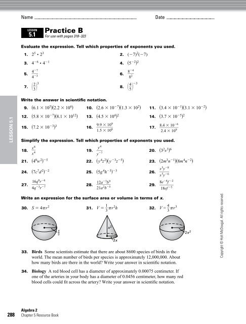 Practice B Mathnmind