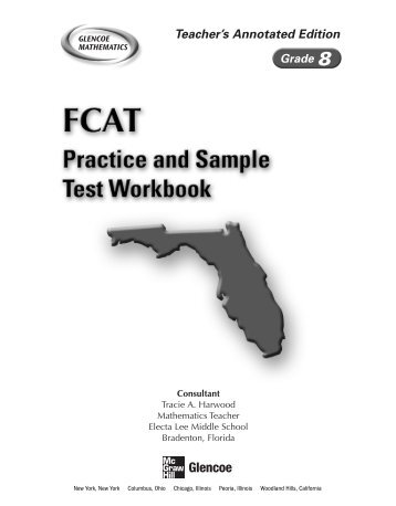 FCAT Practice and Sample Test Workbook - Teacher ... - MathnMind