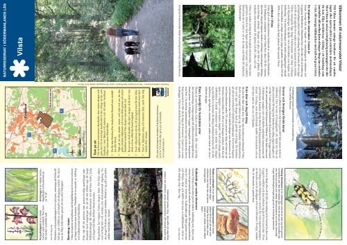 Informationsfolder om naturreservatet Vilsta - Eskilstuna kommun