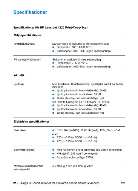 Användarhandbok - HP