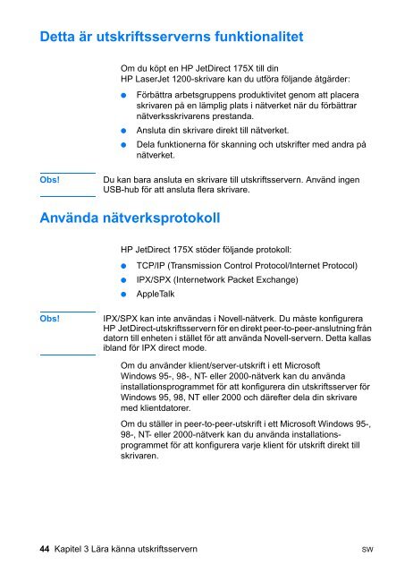 Användarhandbok - HP