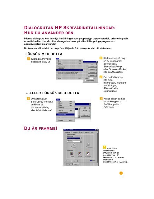 Användarhandbok för skrivaren HP DeskJet 720C ... - Hewlett-Packard