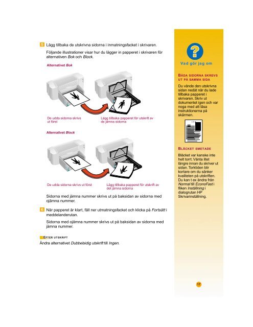 Användarhandbok för skrivaren HP DeskJet 720C ... - Hewlett-Packard