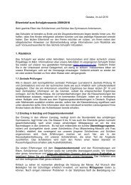 Elternbrief zum Schuljahresende - Juli 2010 - am Gymnasium ...