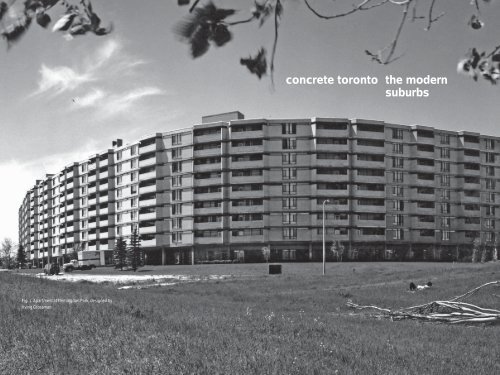 concrete toronto the modern suburbs - ERA Architects Inc.