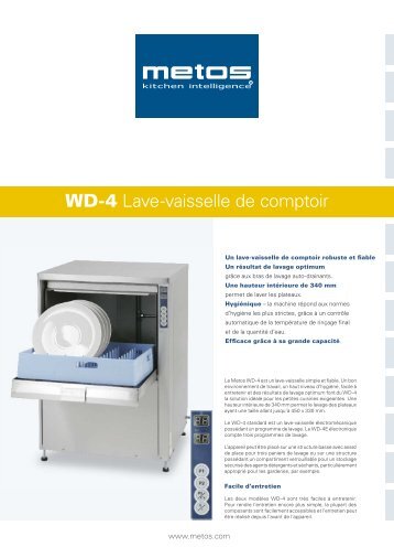WD-4 Lave-vaisselle de comptoir