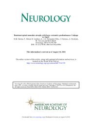 Dominant spinal muscular atrophy with lower extremity - Cedars-Sinai