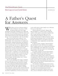 A Father's Quest for Answers - Cedars-Sinai