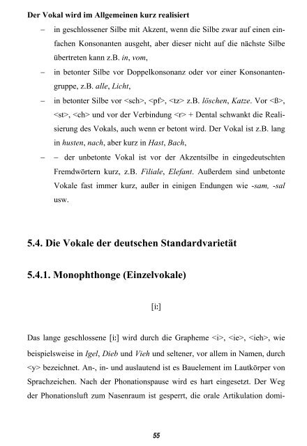 Deutsche Phonetik – eine Einführung - MEK