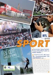 BTLnews - Sport- und Open-Air-Events - BTL GROUP ...