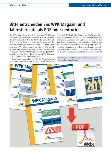 Magazin im Volltext - Wirtschaftsprüferkammer