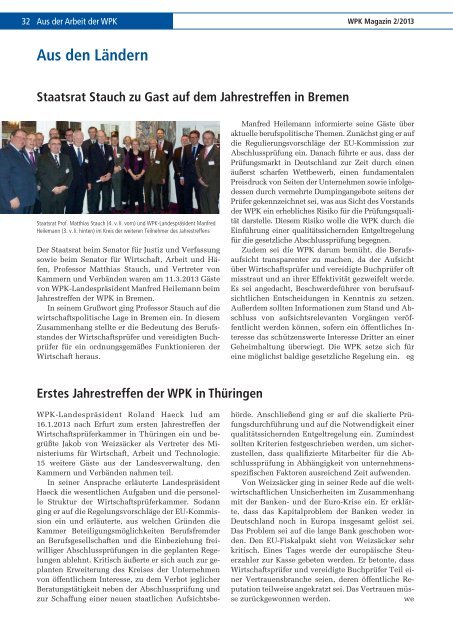 Magazin im Volltext - Wirtschaftsprüferkammer