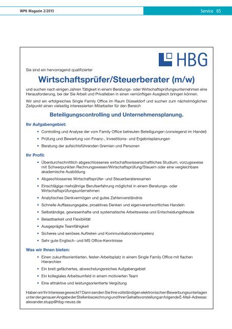 Magazin im Volltext - Wirtschaftsprüferkammer