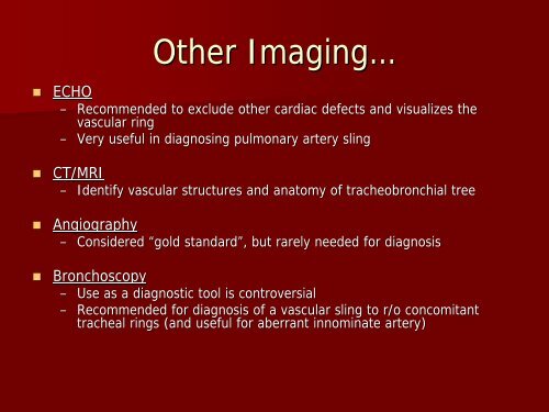 Vascular Rings and Slings - December 2005