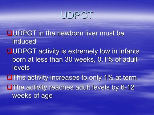 Neonatal Unconjugated Hyperbilirubinemia