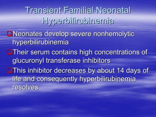 Neonatal Unconjugated Hyperbilirubinemia