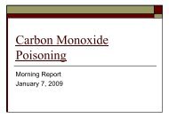 Carbon Monoxide Poisoning