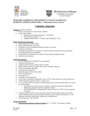 Care of the Diabetic Patient -- DKA and Hyperglycemia