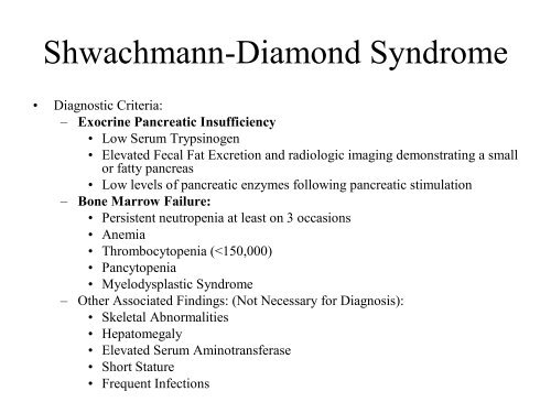 Schwachman-Diamond