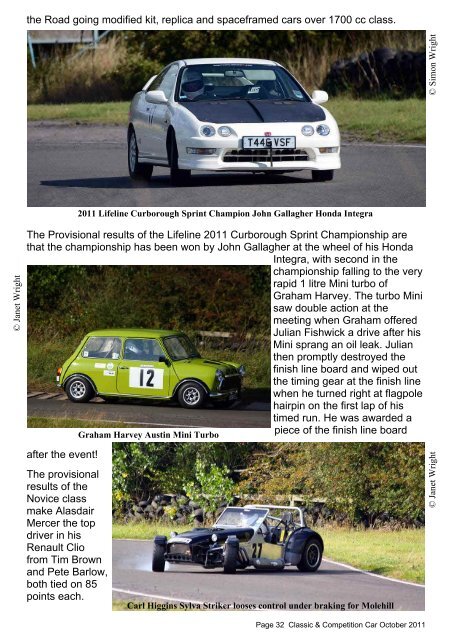 Classic and Competition Car 13 October 2011