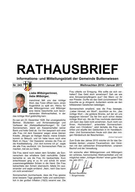 RATHAUSBRIEF