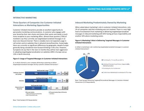 The State of Marketing 2010 Unica's Global Survey ... - Light Reading