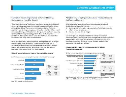 The State of Marketing 2010 Unica's Global Survey ... - Light Reading