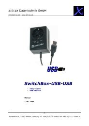 SwitchBox-USB-USB - antrax.de