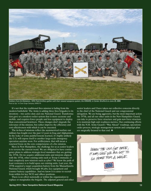 New Hampshire National Guard - Spring 2013