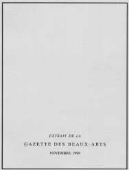 EXTRAIT DE LA GAZETTE DES BEAUX-ARTS