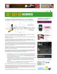 Computer Program Self-Discovers Laws of Physics - Cornell ...