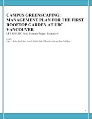 management plan for the first rooftop garden at ubc ... - My New Sub