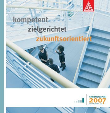 kompetent - Siemens Dialog - IG Metall